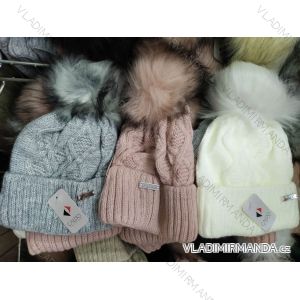 Women's warm winter fleece hat (ONE SIZE) WROBI POLAND PV919036