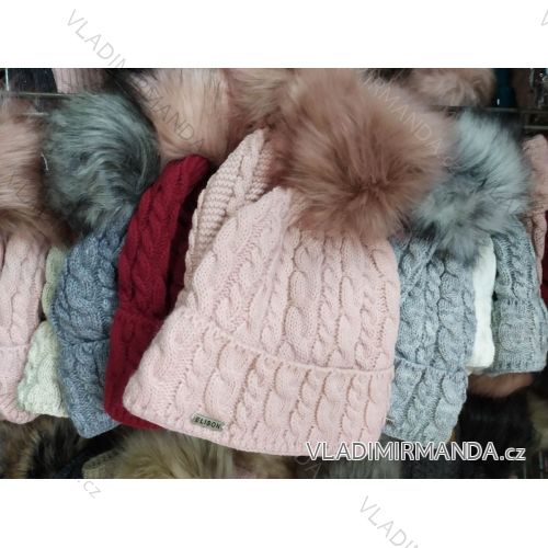 Women's warm winter fleece hat (ONE SIZE) WROBI POLAND PV919036