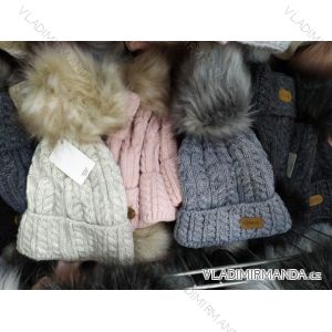 Women's warm winter fleece hat (ONE SIZE) WROBI POLAND PV919036