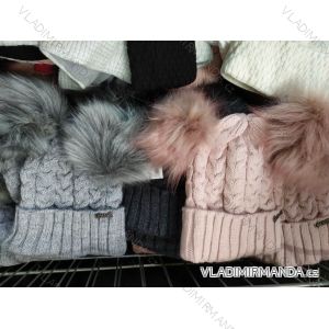 Women's warm winter fleece hat (ONE SIZE) WROBI POLAND PV919036