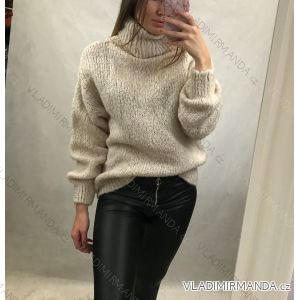 Sweater turtleneck long sleeve women (S -M -L ONE SIZE) Italská móda IIM820050