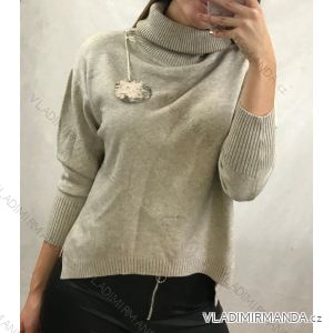 Sweater turtleneck long sleeve women (S -M -L ONE SIZE) Italská móda I IM820054