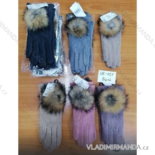 Winter gloves women (ONE SIZE) DELFIN DEL20DR-202