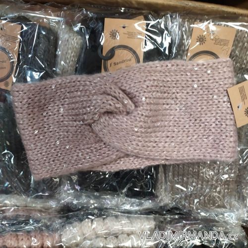 Women's knitted headband (ONE SIZE) DELFIN DEL20EGA-25