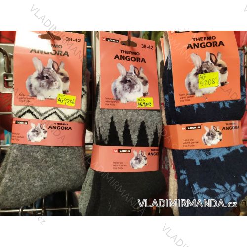 Men's socks wool (43-46) ANGORA LOOKEN AG-9603