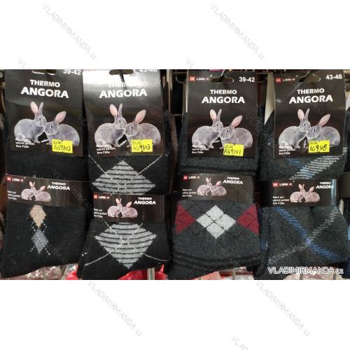 Men's socks wool (43-46) ANGORA LOOKEN AG-9603