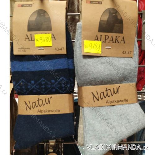 Men's warm alpaca socks (43-47) LOOKEN LOK20W9180