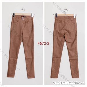 Leggings pants leatherette with zip (34-42) JEANS JWA20038