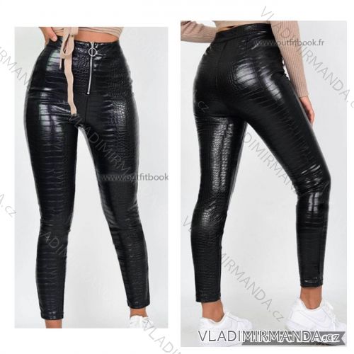 Leggings pants leatherette with zip (34-42) JEANS JWA20038