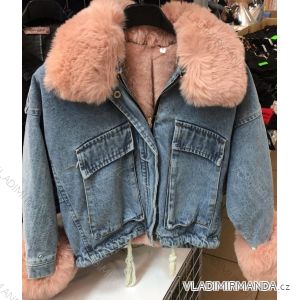 Denim jacket with fur children's teen girl (6-16 years) ITALIAN FASHION IMVWN20001