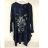 Tunic 3/4 long sleeve women's oversized (UNI XL / 2XL) TURKISH FASHION TM920141