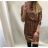 Women's warm long sleeve dress (UNI S / L) ITALIAN FASHION IMWA20485