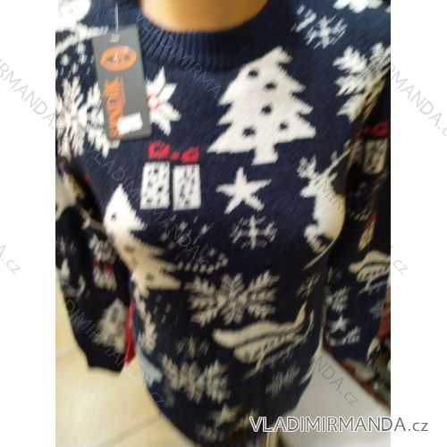 Sweater Christmas Pattern Warm Knit Long Sleeve Ladies (s-xl) TURKISH MODA MA719004