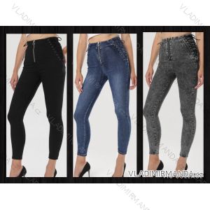 Leggings pants leatherette with zip (34-42) JEANS JWA20048