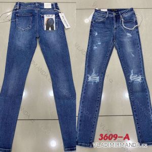 Leggings pants leatherette with zip (34-42) JEANS JWA20048