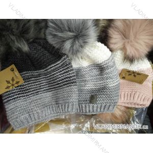 Women's warm winter fleece hat (ONE SIZE) WROBI POLAND PV919036