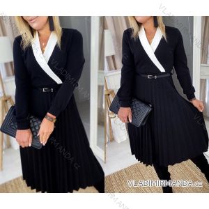 Dress with 3/4-sleeve ladies pocket (uni sl) ITALIAN Fashion IMWD20529