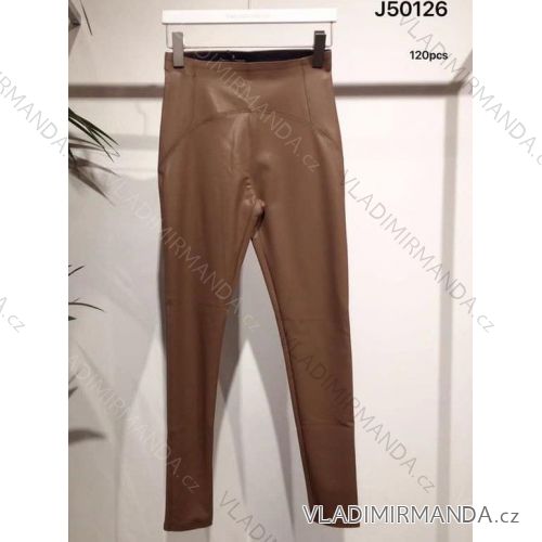 Long leggings WOMEN'S LEATHER (UNI S-M) ITALIAN FASHION IMM20FD3063