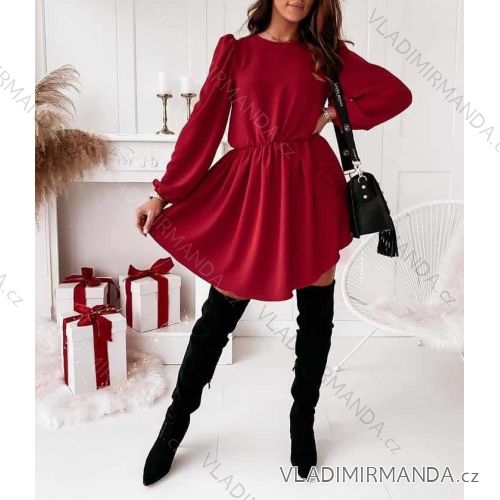 Dress with 3/4-sleeve ladies pocket (uni sl) ITALIAN Fashion IMWD20527