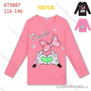 T-shirt long sleeve children's girls (98-128) Kugo WL9363