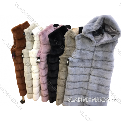 Women's fur vest (ONE SIZE) TURKISH FASHION TM11919310