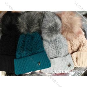 Women's warm winter fleece hat (ONE SIZE) WROBI POLAND PV919036