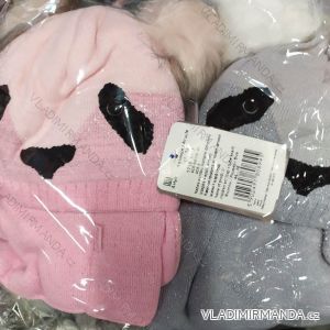 Girls' winter warm cap (2-5 years) POLAND PRODUCTION PV919012