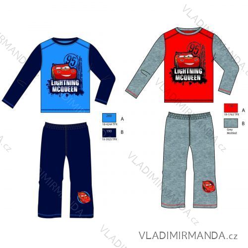 Pajamas long cars children's boys (2-6 years) TKL D33566
