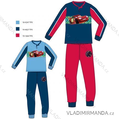 Pajamas long cars children's boys (2-8 years) TKL D33574
