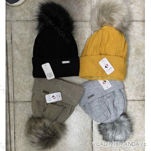 Women's warm winter fleece hat (ONE SIZE) WROBI POLAND PV919036