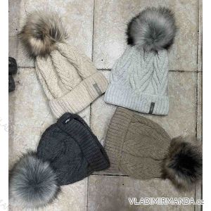 Women's warm winter fleece hat (ONE SIZE) WROBI POLAND PV919036