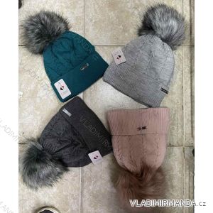 Women's warm winter fleece hat (ONE SIZE) WROBI POLAND PV919036