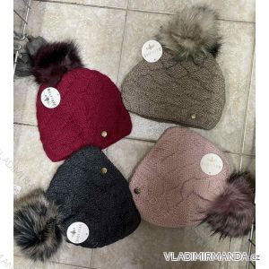 Women's warm winter fleece hat (ONE SIZE) WROBI POLAND PV919036