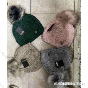 Women's warm winter fleece hat (ONE SIZE) WROBI POLAND PV919036