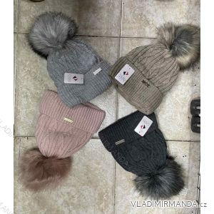 Women's warm winter fleece hat (ONE SIZE) WROBI POLAND PV919036