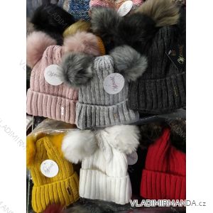 Women's warm winter fleece hat (ONE SIZE) WROBI POLAND PV919036