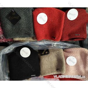 Women's warm winter fleece hat (ONE SIZE) WROBI POLAND PV919036