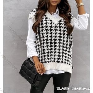 Blouse long sleeve with ruffles women (UNI S / L) ITALIAN FASHION IMK20159