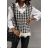 Blouse long sleeve with ruffles women (UNI S / L) ITALIAN FASHION IMK20159