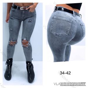 Leggings pants leatherette with zip (34-42) JEANS JWA20048