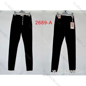 Leggings pants leatherette with zip (34-42) JEANS JWA20048