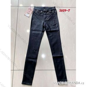 Leggings pants leatherette with zip (34-42) JEANS JWA20048