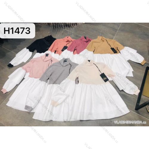 Dress with 3/4-sleeve ladies pocket (uni sl) ITALIAN Fashion IM3181746