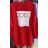 Sweatshirt oversize long sleeve women (UNI S / M / L) ITALIAN FASHION IMM21655W