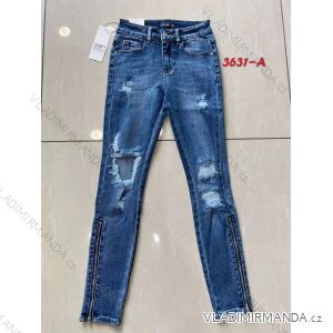 Leggings pants leatherette with zip (34-42) JEANS JWA20048