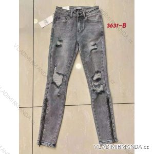 Leggings pants leatherette with zip (34-42) JEANS JWA20048