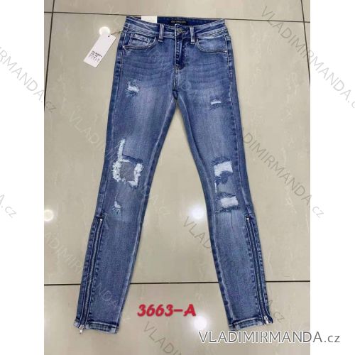 Leggings pants leatherette with zip (34-42) JEANS JWA20048