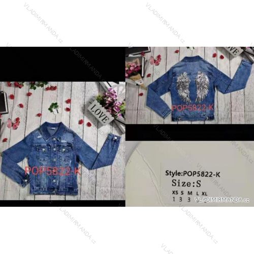 Women's denim jacket short (s-2xl) MA520002