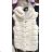 Vest fur short women (uni sm) ITALIAN FASHION IMM208001MS S / M one size white