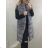 Women's fur vest (ONE SIZE) TURKISH FASHION TM11919310 L / XL Gray